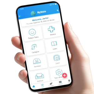 MyMate is a smart, easy-to-use disability support app